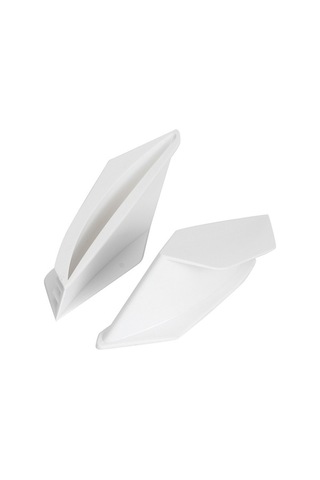 Yingfu Motosiklet Aerodinamik Spoiler Kanatçıklar, Evrensel Beyaz Aksesuar, Modifikasyon Diğer