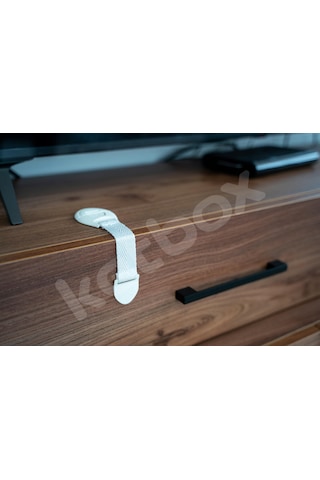 Ketbox Çocuk Bebek Çekmece Dolap Kilidi Çok Amaçlı Kilit 10 Adet Çok Renkli