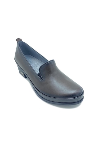 Castle Black 24553 Kadın Hakiki Deri Comfort Ayakkabı Kahve Kahverengi