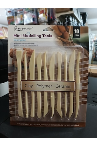 Giorgione Seramik Oyma Seti Ebeşuar Seti Plastik 10lu Paket