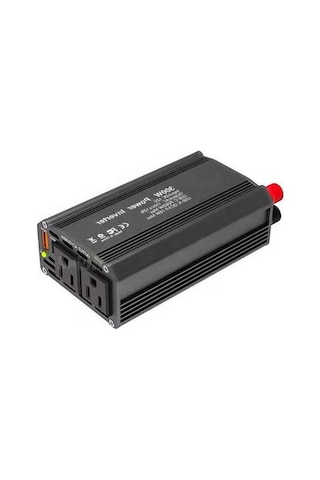 Ulzyvf 300w Araç İçin 12v Dc'den 110v Ac Çevirici, Pd65w Usb-c + Qc3.0 Usb-a Hızlı Şarj