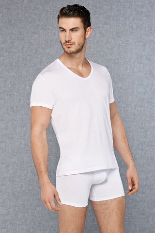 Doreanse Erkek Micromodal V Yaka Kısa Kol T Shirt 2865