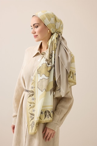 İmannooor Kufi Arpa Floş Pamuk Şal 70x210
