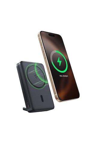 Baseus Nomos Qi2 10.000 Mah 45w Manyetik Taşınabilir Şarj Cihazı Siyah
