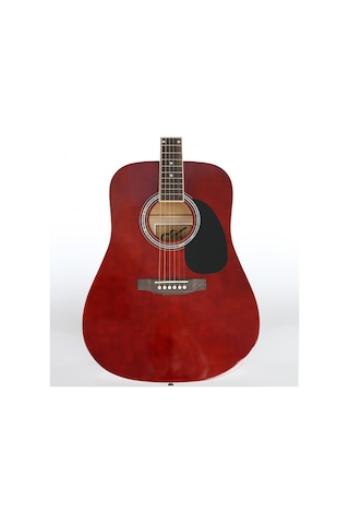 Almira F650n-wr Akustik Gitar Şarap Kırmızısı Kesik Kasa Cut