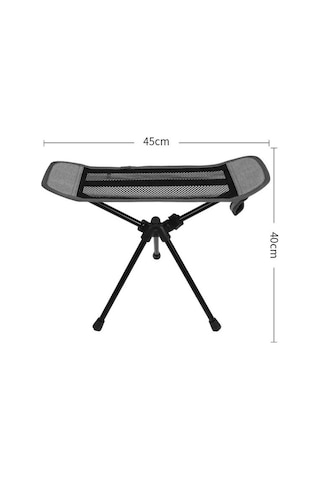 Skycity Outdoor Çift Kullanımlı Katlanabilir Ayaküstü Ayaşlı Mavi Kamp Sandalyesi Gri