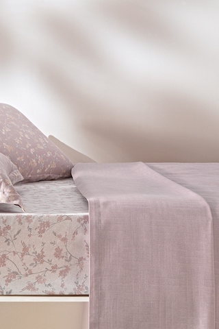 Puffy Elois Tek Kişilik Bambu Pike Takımı - Mürdüm