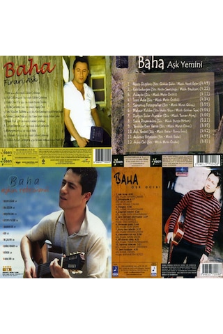 Esenshop 4'lü Cd Set 7 4 Cd Baha - Firari Aşk - Aşk Yemini - Aşk Acısı - Aşkın Tebessümü