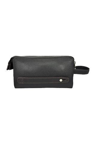 Çanta Yurdu Diga Hakiki Deri 3006 Dopp Kit El Çantası Kahve Lacivert