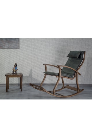 Ahşap Sallanır Sandalye,Koltuk Bahçe Salon Dinlenme Sandalyesi