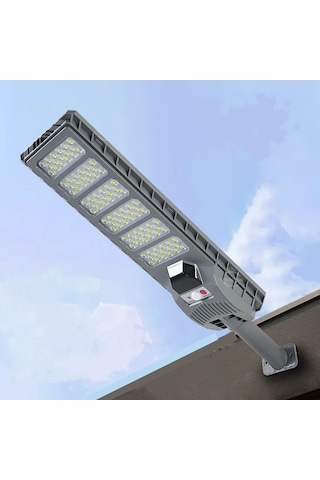 600w Güneş Enerjili Dış Mekan Lamba Ip65 Su Geçirmez Uzaktan Kumandalı Ultra Parlak Led Aydınlatma