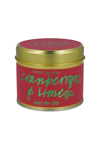 Cosmetics Cranberry Lime Teneke Mum Çok Renkli
