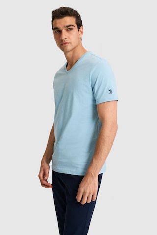 U.s. Polo Assn. Erkek Mavi Tişört Basic 50326944-vr036