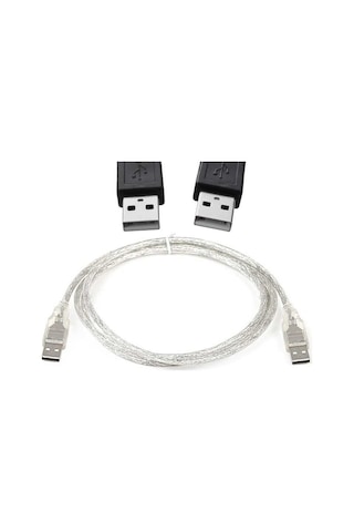 Usb 2.0 Erkek To Erkek Data Ve Şarj Kablosu - 50 Cm