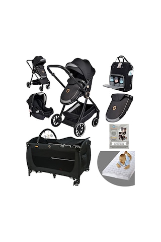 Baby Home 7 In 1 Yeni Doğan Set 990 Travel Sistem Bebek Arabası 560 Oyun Parkı Yatak Beşik