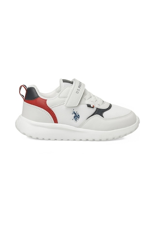 Uspoloassn U.s. Polo Assn. Posse Jr 6fx Beyaz Erkek Çocuk Sneaker Beyaz-lacı-kırmızı