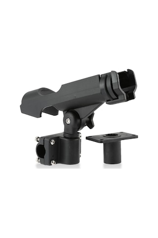 Lemestar Kano İçin Döner Kuruş Tutucu - Dayanıklı Polipropilen Malzeme, İki Tip Montaj, 4.2cm Çap, Siyah Renk