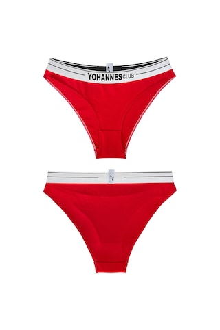 Yohannes Club, Kadın Lastik Kemerli Bikini Slip, Çok Renkli, Çoklu Paket Çok Renkli