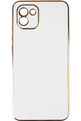 Zore Galaxy Uyumlu A03 Kılıf Bark Kapak - Beyaz Beyaz