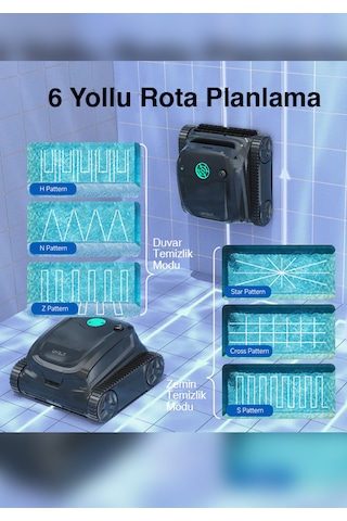 Wybot S2 Havuz Robotu 300m2 Havuz Taban Ve Havuz Duvarı Temizlik Robotu