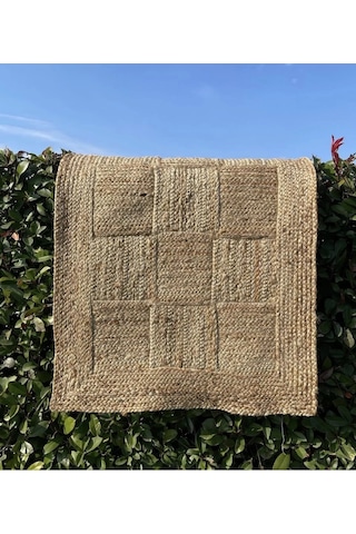 Eko Halı Echo Jüt Ech 06 Natural Xw Dekoratif Jüt Kilim Naturel Bej