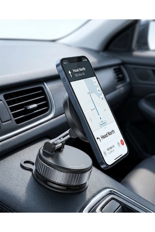 Araç İçi Manyetik Navigasyon Telefon Tutucu Güçlü Mıknatıslı Stand - Lisinya Çok Renkli