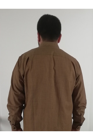 Tousus Regular Fit Pitikareli Vual Erkek Gömlek Kls-4015-tss Kahve