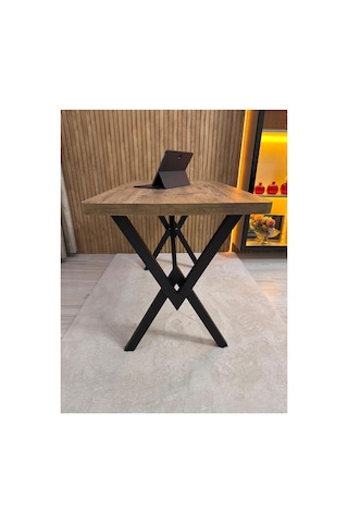 60 X 110 Cm Mutfak Masası , Yemek Masası, Balkon Masası ,cafe Masası, Çalışma Masası , Çok Amaçlı Masa Ahşap Desenli