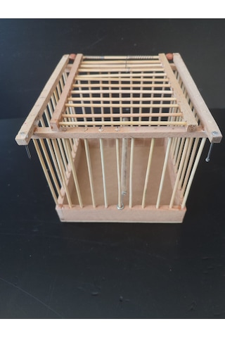 Çotanaklar Kafes Kapanca Tekli Kurmalı Ahşap