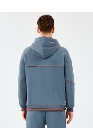 Skechers M Hoodie Sweatshirt Erkek Gri Sweatshirt S2520227-3998 Gri