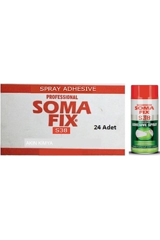 24 Adet 500 Ml Somafix Genel Amaçlı Tekstil Sünger Yapıştırıcı Sprey