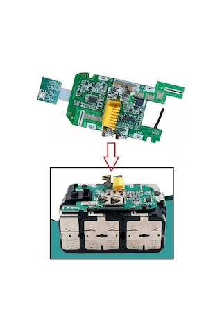 Hombey Makita 18v Bl1830 Batarya İçin Pcb Devre Kartı, Şarj Koruma Ve Akım Kontrol Fonksiyonu, Pil Güç Gösterici