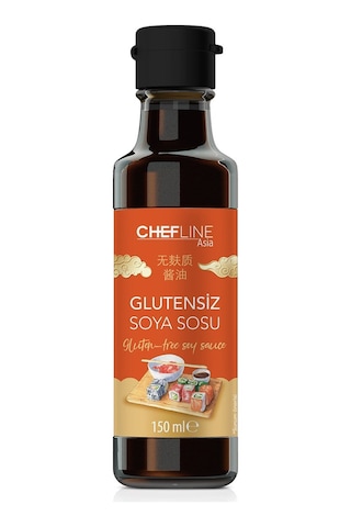 Chefline Asia Glutensiz Soya + İstiridye + Soya + Teriyaki Sos 4 x 150 ML