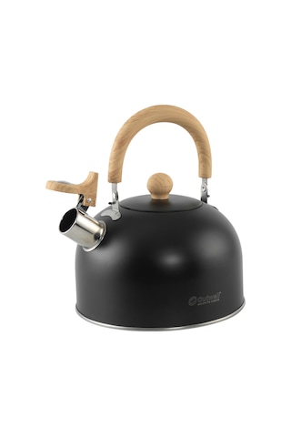 Outwell Tea Break Kettle Lux 1.8 Litre M Black Düdüklü Çaydanlık Demlik Siyah