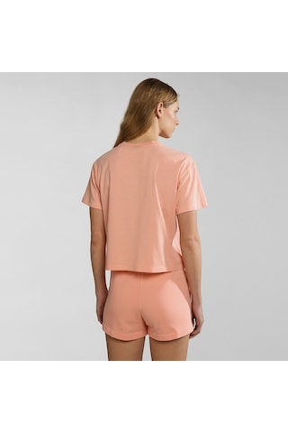 Napapijri S-ıaato Kadın Pembe T-shirtnp0a4hoep1ı1