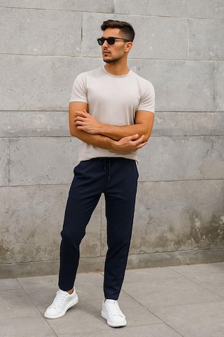 Rich Erkek Slim Fit Modern Kesim Jogger Eşofman Altı - Şık Ve Spor Bağcıklı Pantolon Çok Renkli