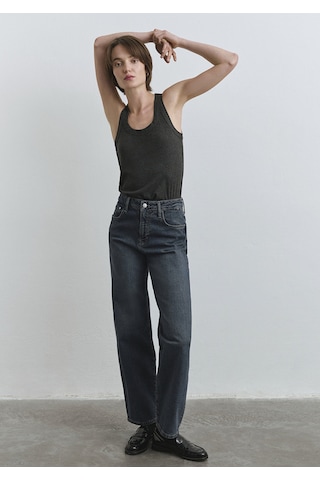 Mavi - Leila Mavi Premium Gölgeli Koyu Mavi Jean Pantolon 1010600-89936 Koyu Mavi