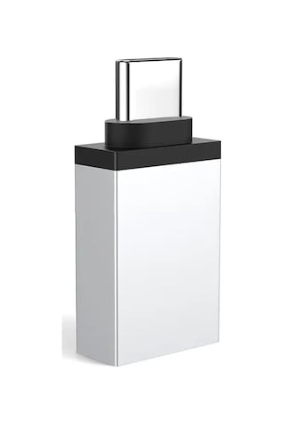 Type C To USB 3.0 Otg Çevirici Veri Aktarım Dönüştürücü Gümüş