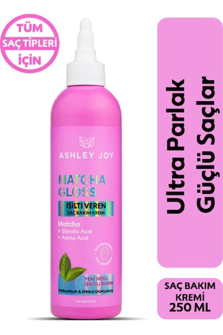 Matcha Gloss Glikolik Asit İçeren Işıltı Ve Parlaklık Veren Saç Bakım Kremi
