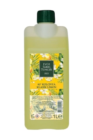 Eyüp Sabri Tuncer Klasik Limon Kolonyası Kilitli Kapak 1 Litre 769930926881