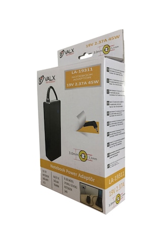 VALX LA-19311 19V 2.37A 45W 2.37 3.0 X 1.1 ASUS ADAPTÖR