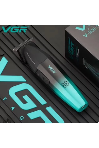 Vgr V-906 Dlc T-blade Tıraş Makinesi Makinesi - 9000 Rpm 2,5 Saat