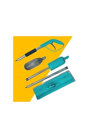 Büro Ev Ofis Yazlık Hijyeni İçin Döner Başlı Hazneli Spreyli Parke Ahşap Fayans Temizler Mop