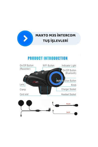 Maxto M3S Serisi 2K HD 1440P Kameralı İntercom