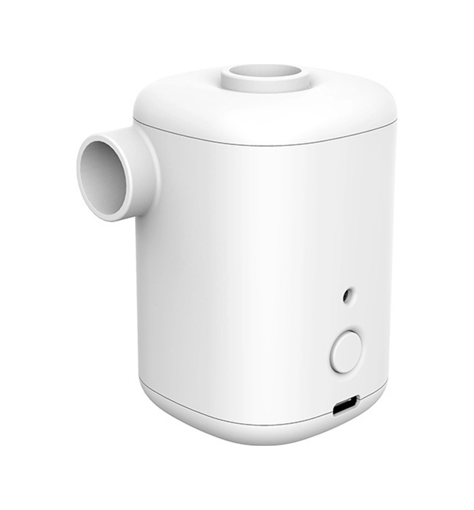 Hombey Ev Ve Dışarı Kullanıma Uygun Kablosuz Mini Akıllı Hava Pompa - Şişirme Ve Sarkıtma Fonksiyonu, 4 Farklı Uç, Hafif, Taşınabilir, Beyaz