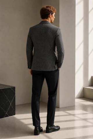 Alexandergardi Erkek Blazer Ceket Siyah - Beyaz