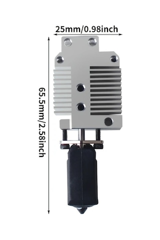 Xuweiwei Sv08 3d Yazıcı Aksesuarları Hot End Kit Ekstrüder Sıcak Ucu Delik Seti 04mm Hızlı Baskı İçin İyileştirilmiş Hotend Yüksek Sıcaklık Dayanımı