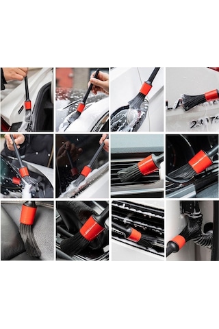 İsgstore Detay Fırçası Seti 5li Detaylı Farklı Boyutlarda Fırça Seti Oto Araç Motor Temizlik