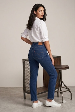 Levi's Kadın 721 Yüksel Bel Skinny Fit Kadın Jean Pantolon-0421 Lacivert