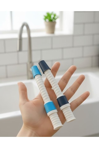 2 Adet Musluk Ucu Uzatma Hortumu, Mutfak-bahçe Musluk Ucu Plastik Silikon, Standart Musluk Ucu